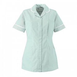 Alexandra Workwear Traditional Women's Classic Collar Stripe Tunic